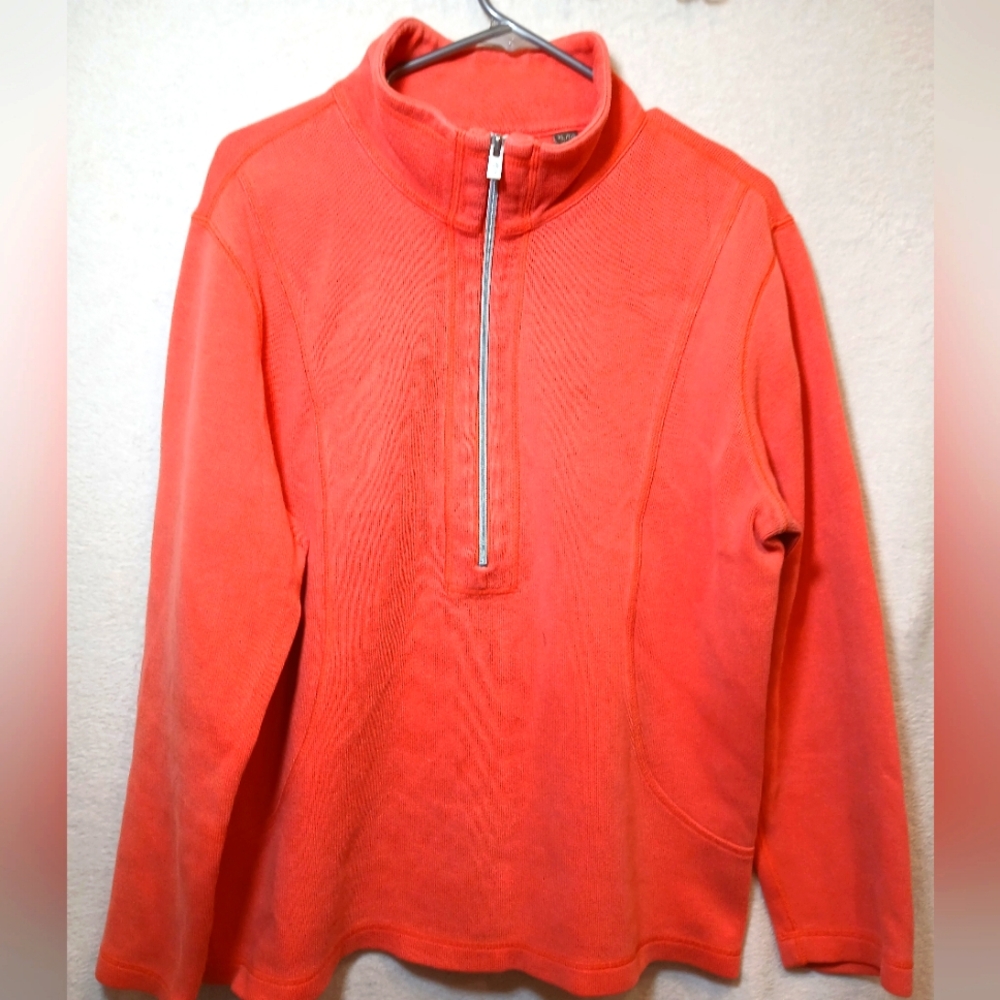 TOMMY BAHAMA 1/4 NIP LONG SLEEVE PULLOVER SWEATSHIRT SIZE XL